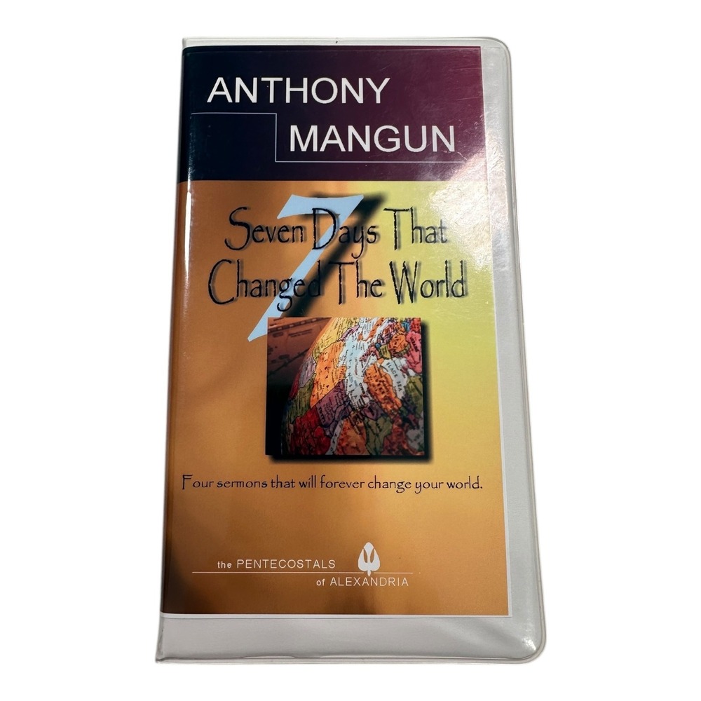 Anthony Mangun Seven Days That Changed The World Audio Cassette Tape‎